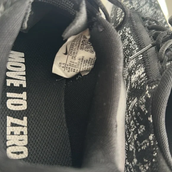 Nike | Womens SuperRep Go 3 Flyknit Next Nature, (Black/White) - Size 6.5 - Picture 7 of 8